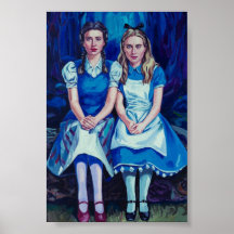 Portrait of Dorothy and Alice-Dark Academia