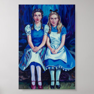 Portrait of Dorothy and Alice-Dark Academia Poster