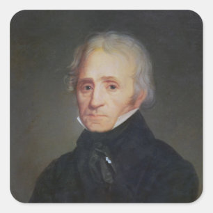 Portrait of Dr Berlioz Square Sticker