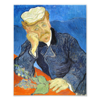 Portrait of Dr. Gachet by Vincent Van Gogh Photo Print