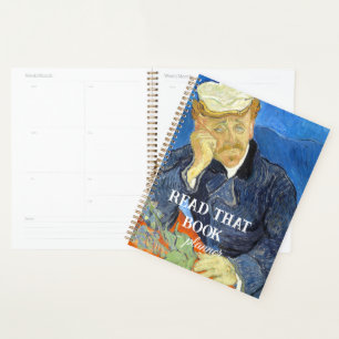 Portrait of Dr. Gachet by Vincent Van Gogh Planner