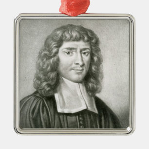 Portrait of Dr Isaac Barrow Metal Tree Decoration