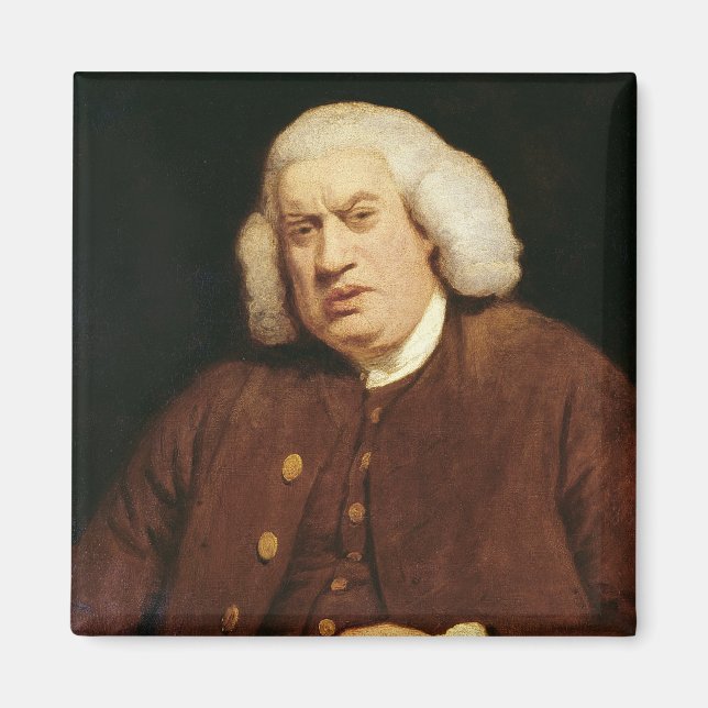 Portrait of Dr. Samuel Johnson Magnet (Front)
