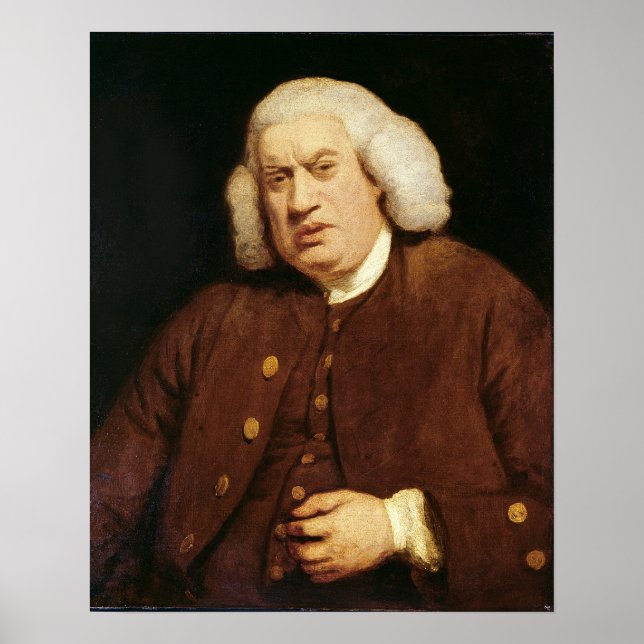 Portrait of Dr. Samuel Johnson Poster (Front)
