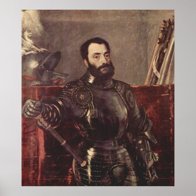 Portrait of Duke of Urbino Poster (Front)