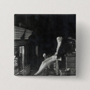 Portrait of Earl Grey 15 Cm Square Badge