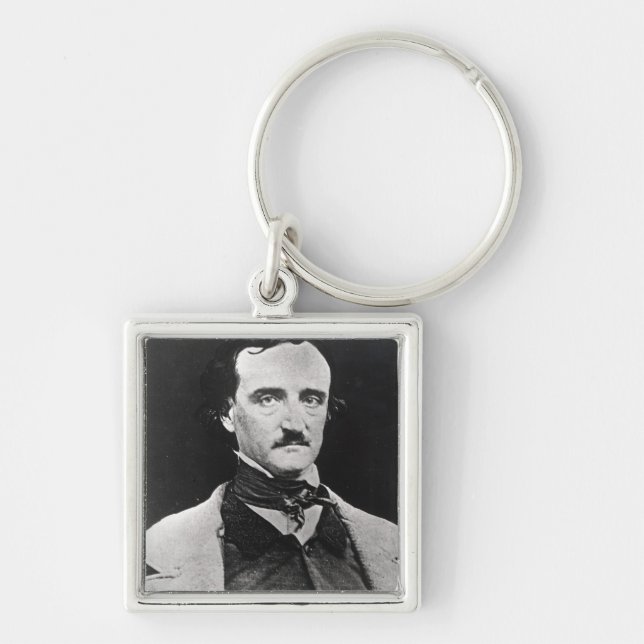 Portrait of Edgar Allan Poe Key Ring (Front)