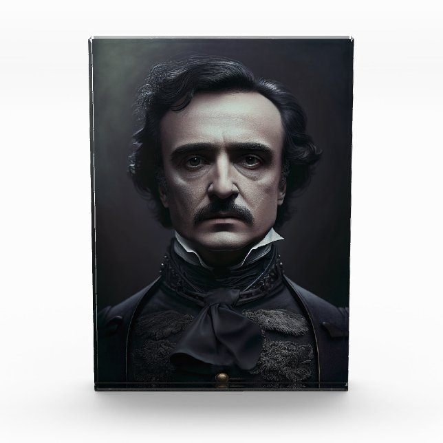 Portrait of Edgar Allan Poe Photo Block (Front)