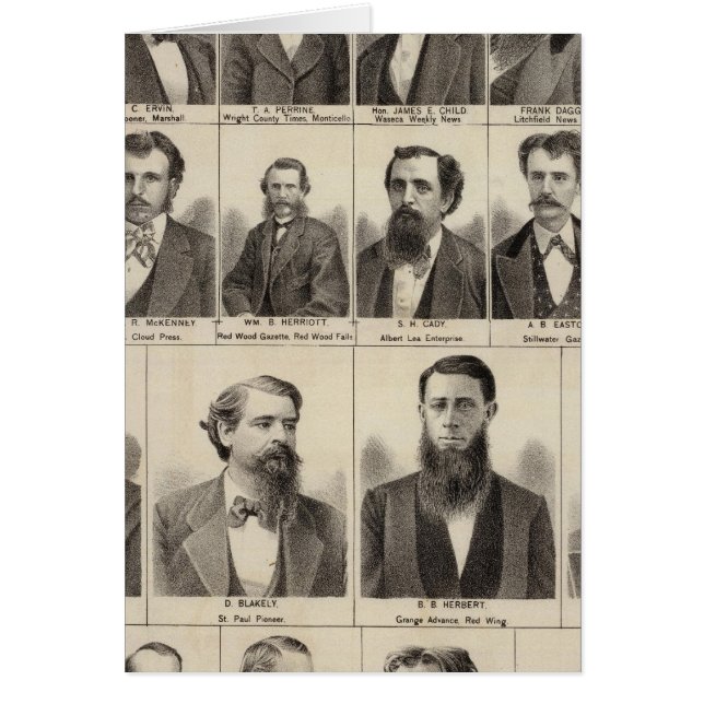 Portrait of Editors and Exeditors, Minnesota (Front)