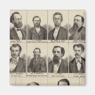 Portrait of Editors and Exeditors, Minnesota Magnet