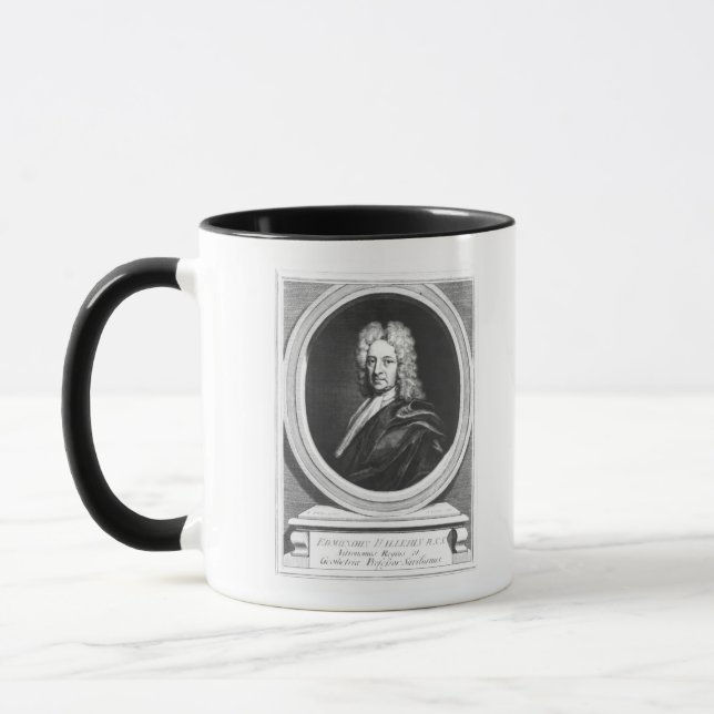 Portrait of Edmond Halley Mug (Left)