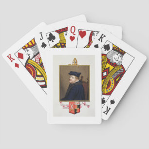 Portrait of Edmund Bonner (c.1500-69) Bishop of Lo Playing Cards