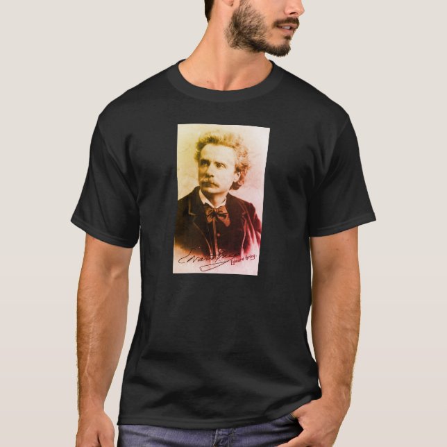 Portrait of Edvard Grieg T-Shirt (Front)