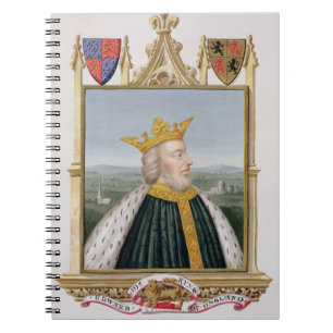Portrait of Edward III (1312-77) King of England f Notebook