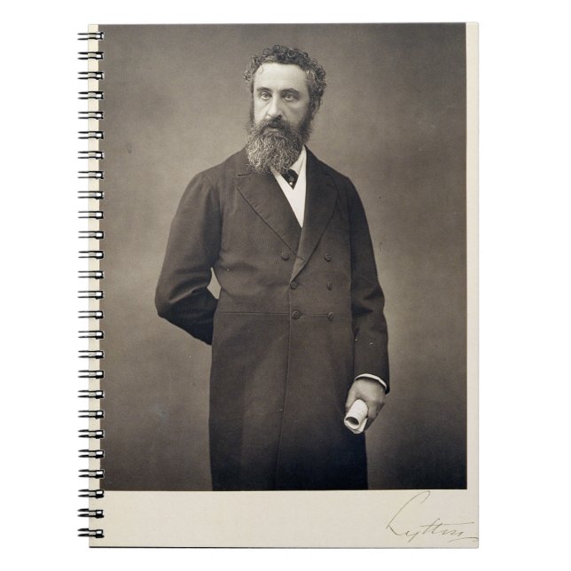 Portrait of Edward Robert Bulwer-Lytton, 1st Earl Notebook (Front)