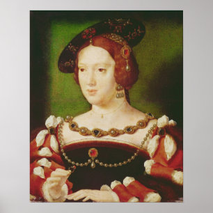 Portrait of Eleanor of Hapsbourg Poster