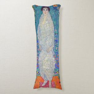 Portrait of Elisabeth Lederer, Gustav Klimt Body Cushion