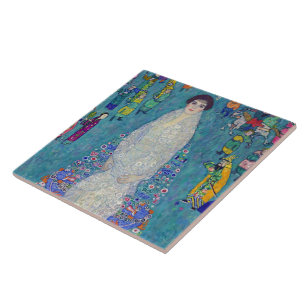 Portrait of Elisabeth Lederer, Gustav Klimt Ceramic Tile
