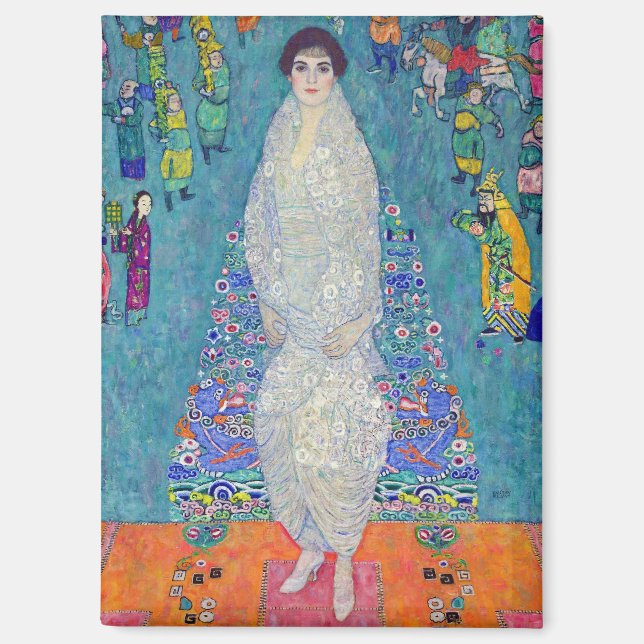 Portrait of Elisabeth Lederer, Gustav Klimt Magnet (Front)
