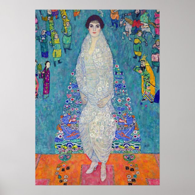 Portrait of Elisabeth Lederer, Gustav Klimt Poster (Front)
