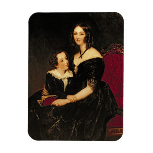 Portrait of Eliza Boardman and her son, Robert, 18 Magnet
