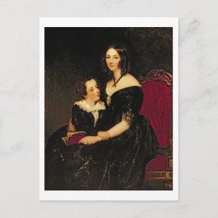 Portrait of Eliza Boardman and her son, Robert, 18 Postcard