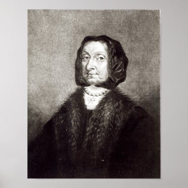 Portrait of Elizabeth Cromwell Poster (Front)