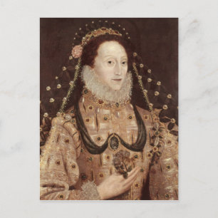 Portrait of Elizabeth I c.1575-80 Postcard