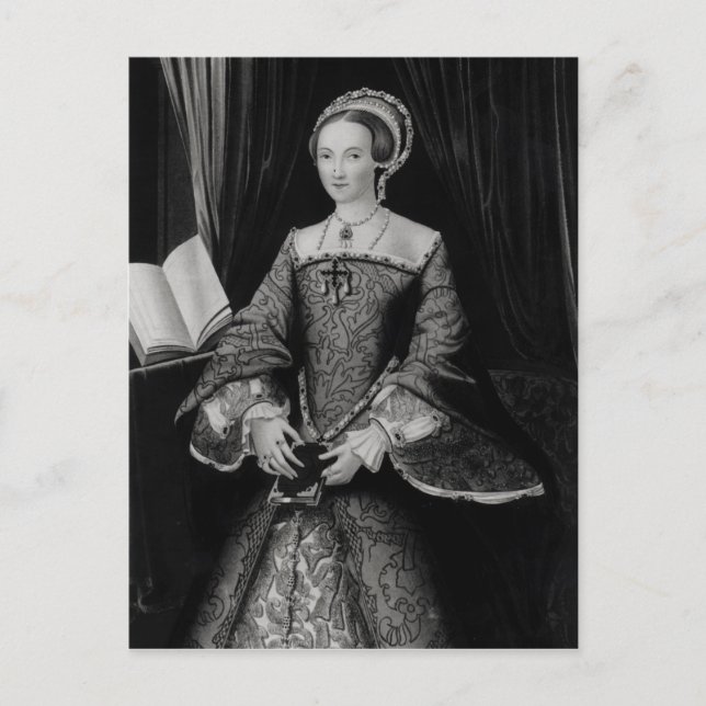 Portrait of Elizabeth I when Princess  c.1546 Postcard (Front)