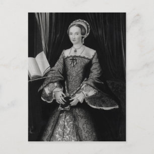 Portrait of Elizabeth I when Princess  c.1546 Postcard