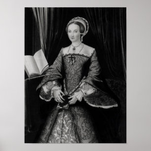 Portrait of Elizabeth I when Princess c.1546 Poster
