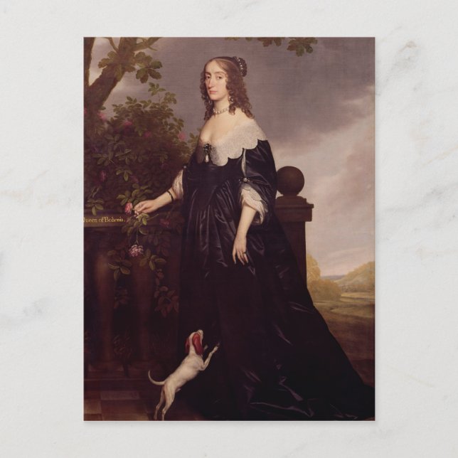Portrait of Elizabeth, Queen of Bohemia Postcard (Front)
