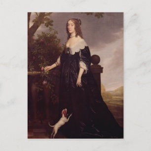 Portrait of Elizabeth, Queen of Bohemia Postcard