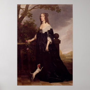 Portrait of Elizabeth, Queen of Bohemia Poster