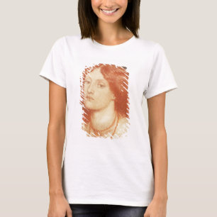 Portrait of Elizabeth Siddal (1834-62), 1860 (red T-Shirt