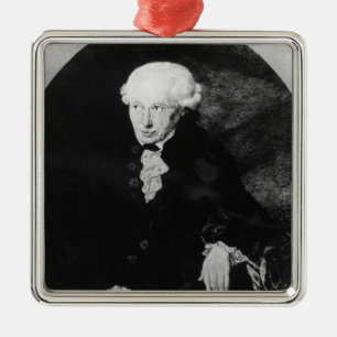Portrait of Emmanuel Kant Metal Ornament