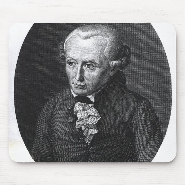 Portrait of Emmanuel Kant Mouse Pad (Front)