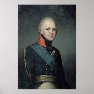 Portrait of Emperor Alexander I , 1804 Poster
