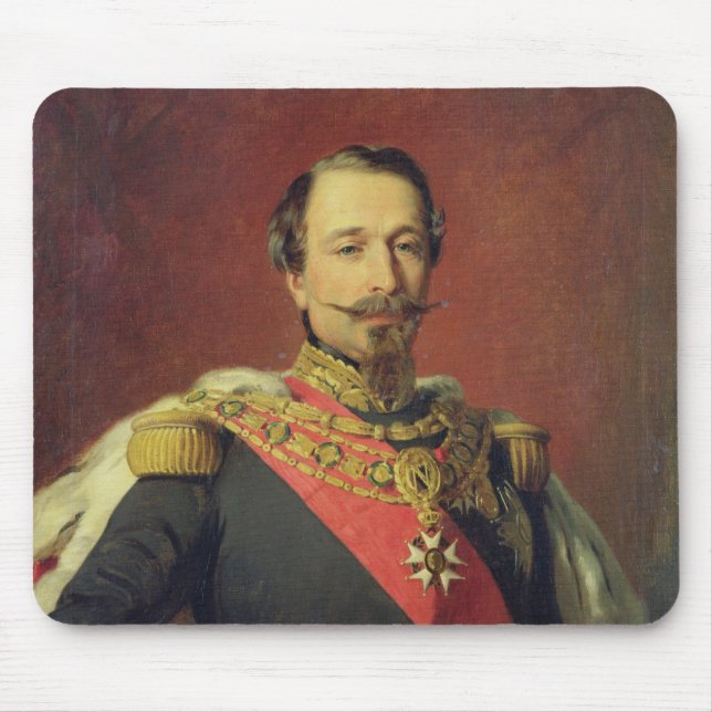 Portrait of Emperor Louis Napoleon III Mouse Pad (Front)