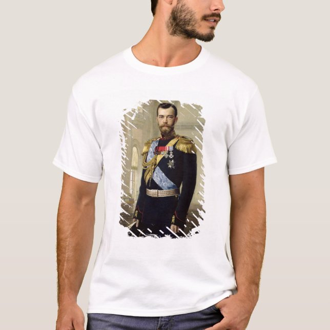 Portrait of Emperor Nicholas II, 1900 T-Shirt (Front)