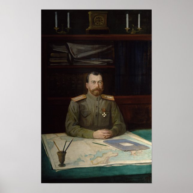 Portrait of Emperor Nicholas II, 1914 Poster (Front)