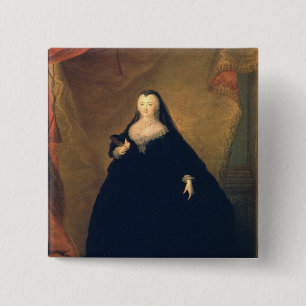 Portrait of Empress Elizabeth in Fancy Dress 15 Cm Square Badge