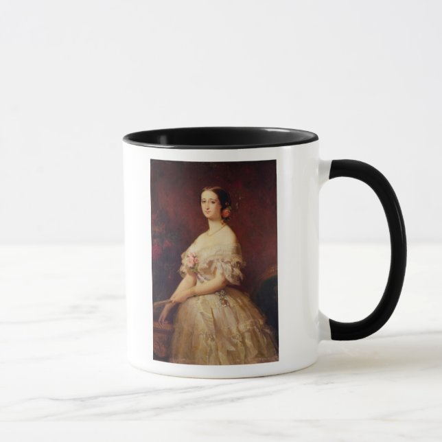 Portrait of Empress Eugenie  1854 Mug (Right)