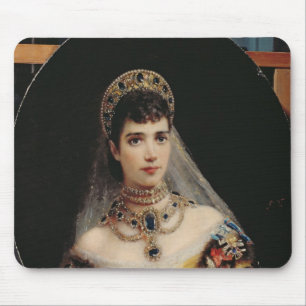 Portrait of Empress Maria Fyodorovna Mouse Pad
