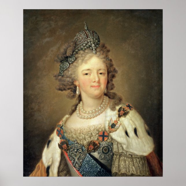 Portrait of Empress Maria Fyodorovna Poster (Front)