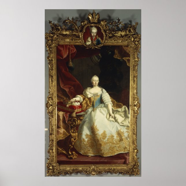 Portrait of Empress Maria Theresa Poster (Front)
