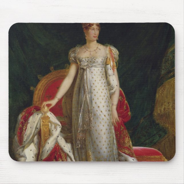Portrait of Empress Marie Louise  of France Mouse Pad (Front)