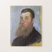 Portrait of English Painter Bordighera Monet Fine