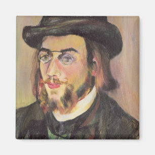 Portrait of Erik Satie c.1892 Magnet