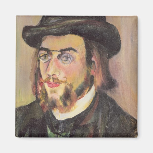 Portrait of Erik Satie  c.1892 Magnet (Front)
